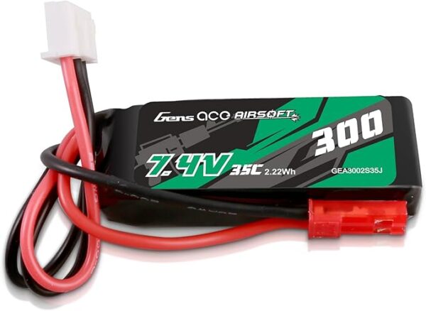 Li-Po Gens ace 35C 300mAh 2S1P 7.4V battery