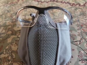 Mask ja prillid komplekt (kasutatud)