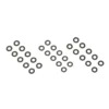 steel shims set AEG gearbox Airsoft hammasrataste shim komplekt V2 V3