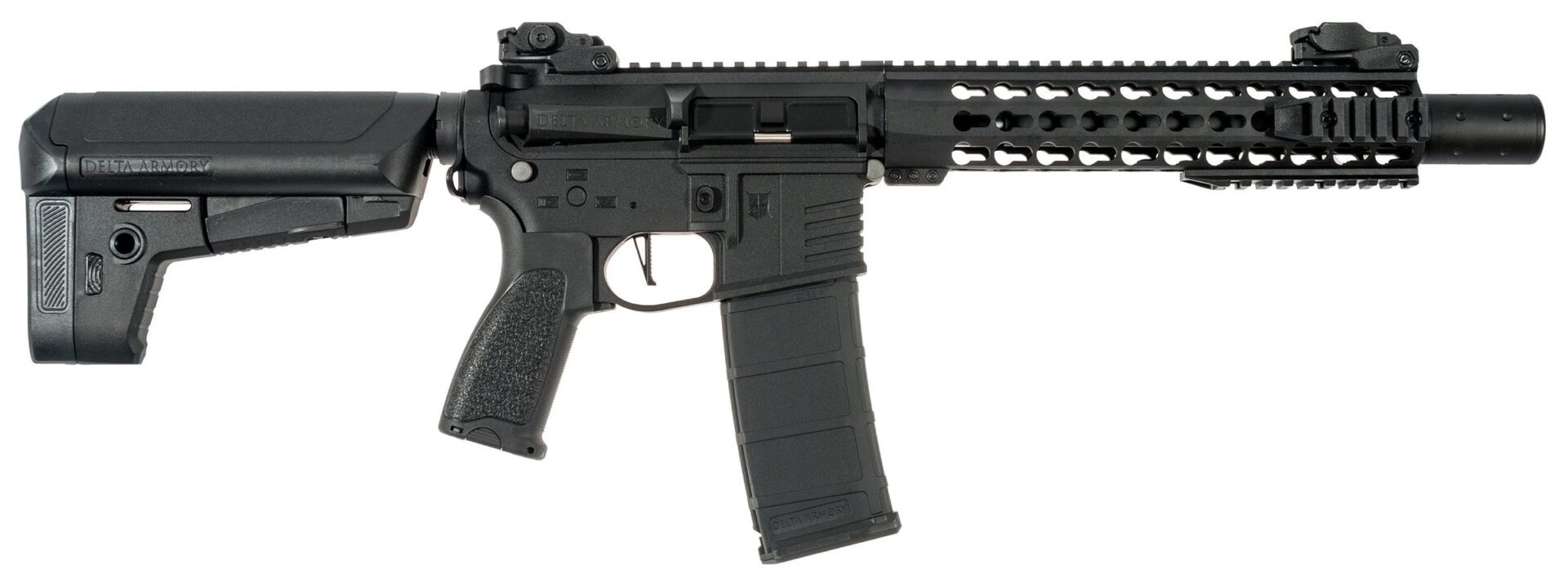 Delta Armory M4 AR15 KeyMod Predator Charlie 10'' Black