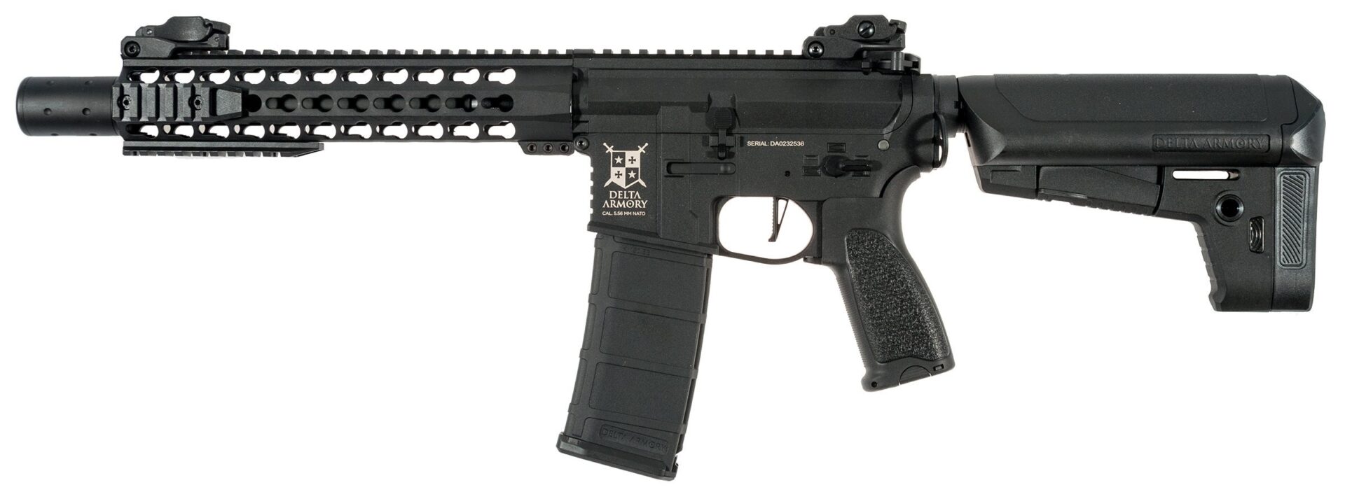 Delta Armory M4 AR15 KeyMod Predator Charlie 10'' Black - Pilt 4