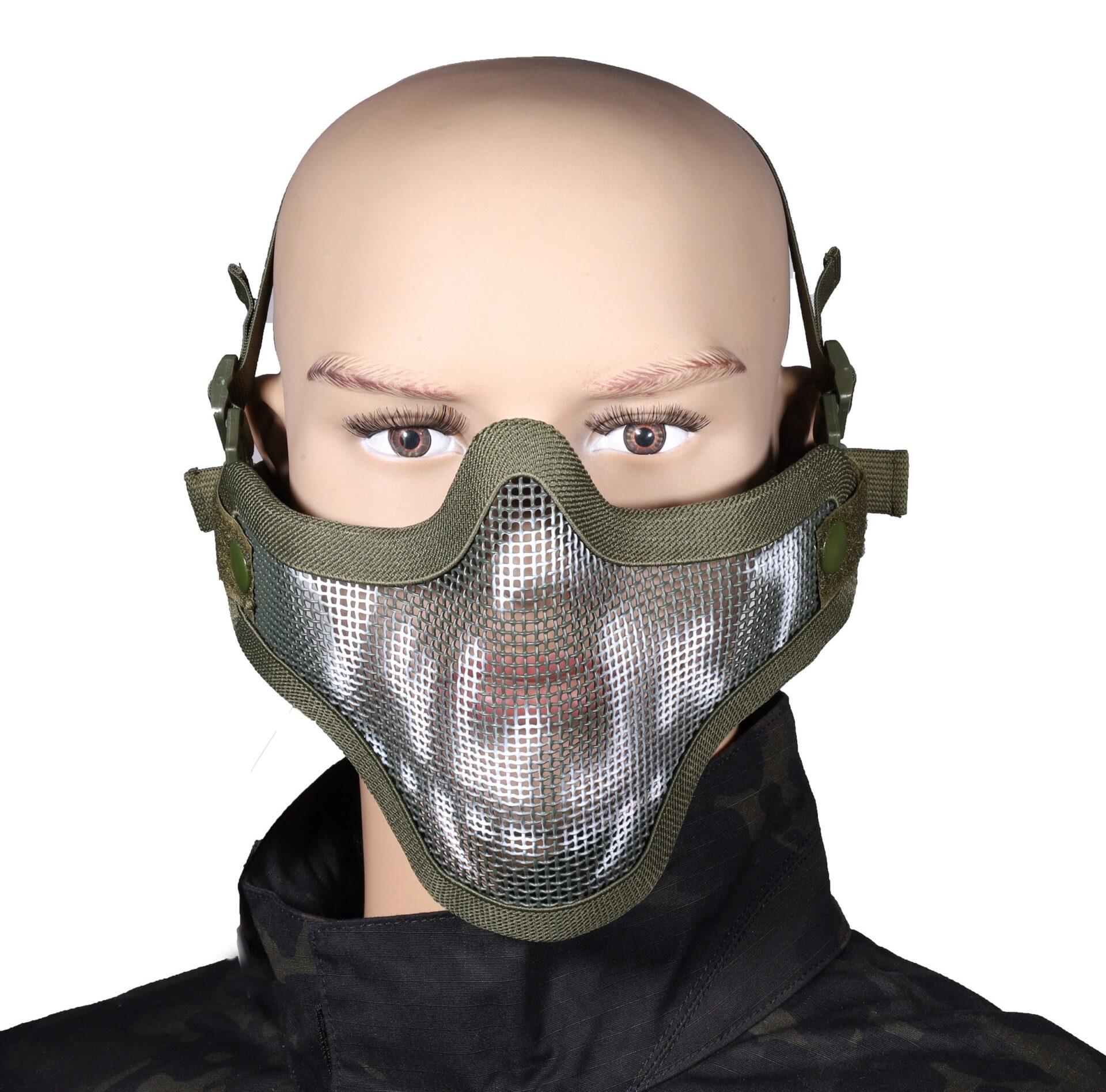Võrgust mask Stalker SKULL gen1 (Oliiv) - Image 3